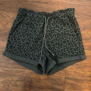 Abercrombie Leopard Print Comfy Shorts